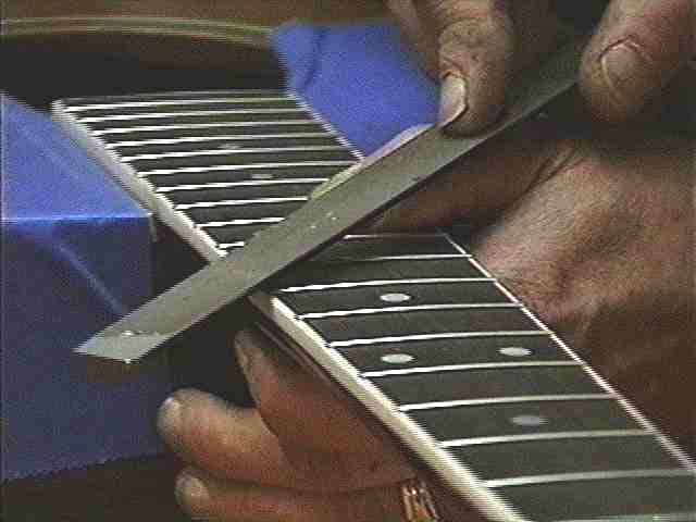 filing down frets