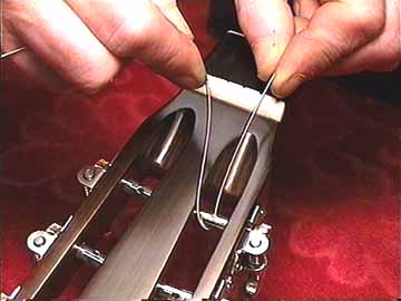 Slotted Headstock Stringing