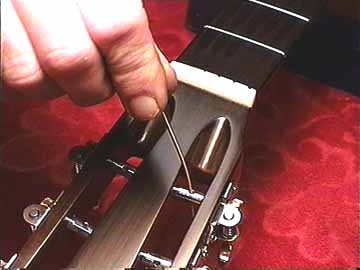 Slotted Headstock Stringing