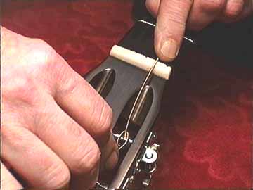 Slotted Headstock Stringing