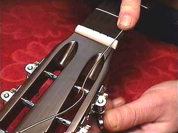 Slotted Headstock Stringing